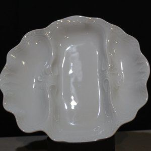 Limoges divided relish dish